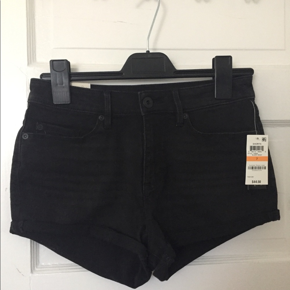 American Rag black wash jean shorts